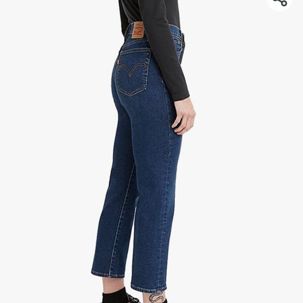 Levi's wedgie straight ankle jeans sz 6/28 short